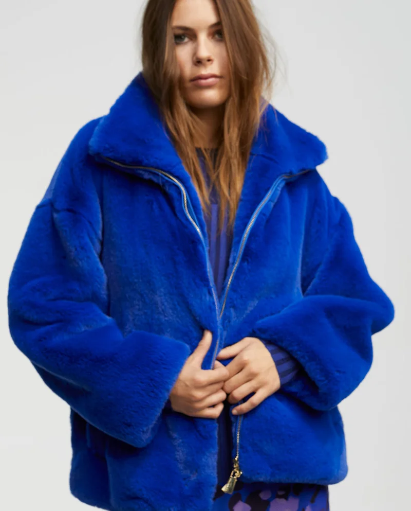 Lola Casademunt Faux fur jacket